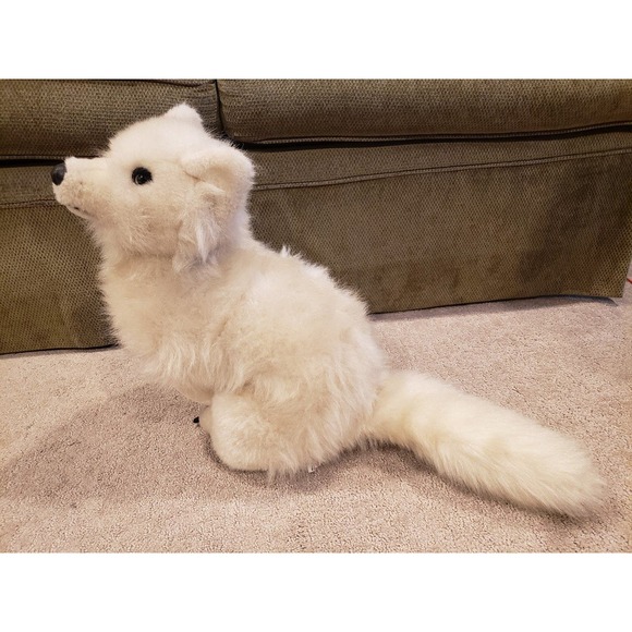 Discovery Channel Wild Life Akur the Arctic Fox White Stuffed Animal Plush Toy - Picture 1 of 10